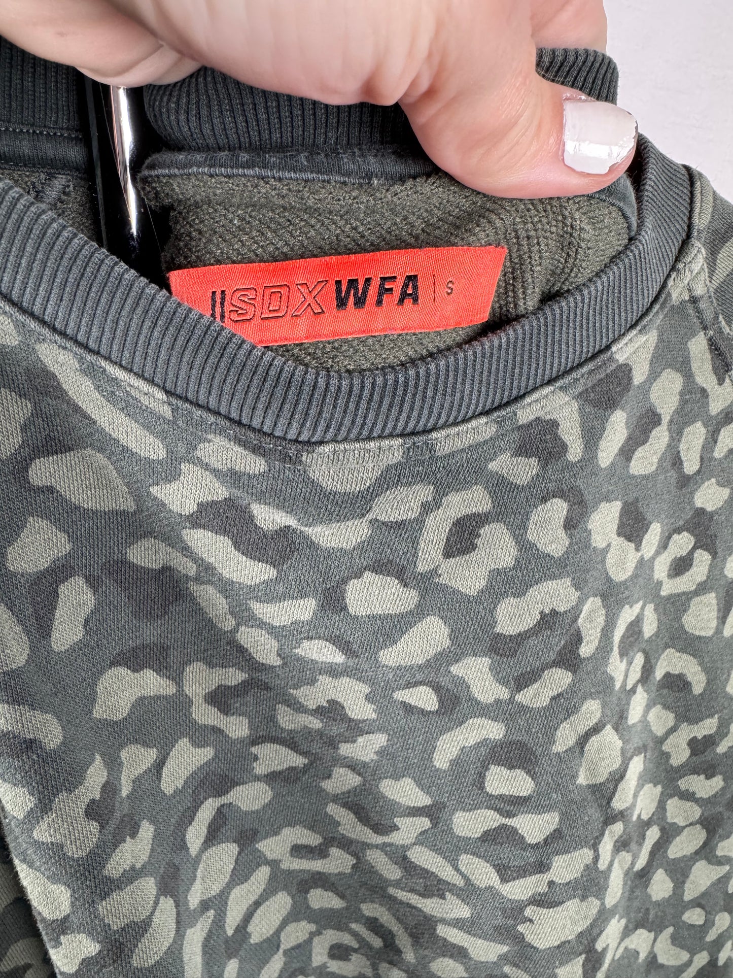 Sarah's Day x WFA White Fox Boutique Team Camo Oversized Sweatshirt - Sz S