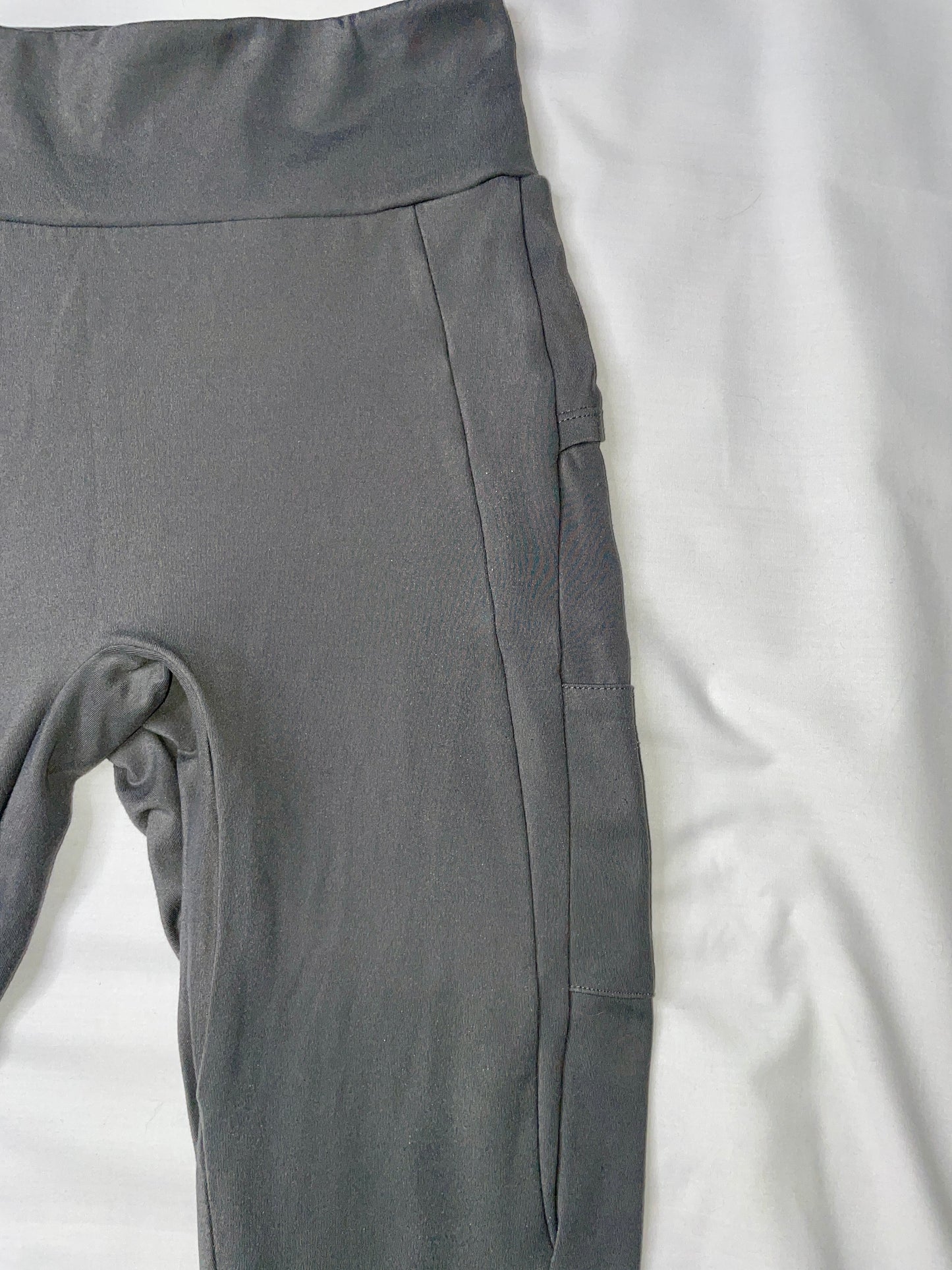 GYMSHARK Legging Activewear Yoga Pant Tech Pocket Grey - Size S