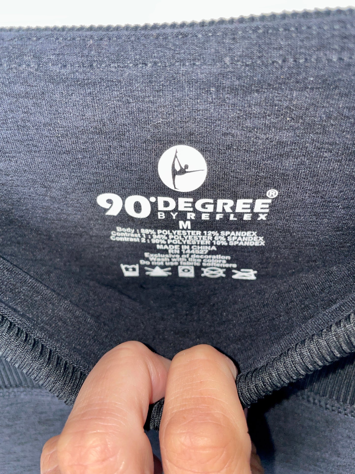 NWT 90 Degree by Reflex Women's Leggings Black - Size M