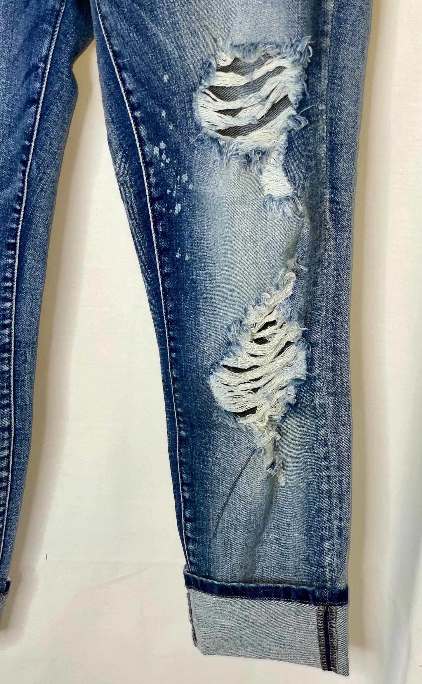 NWT Judy Blue Boyfriend Fit Women’s Blue Jeans - Size 11