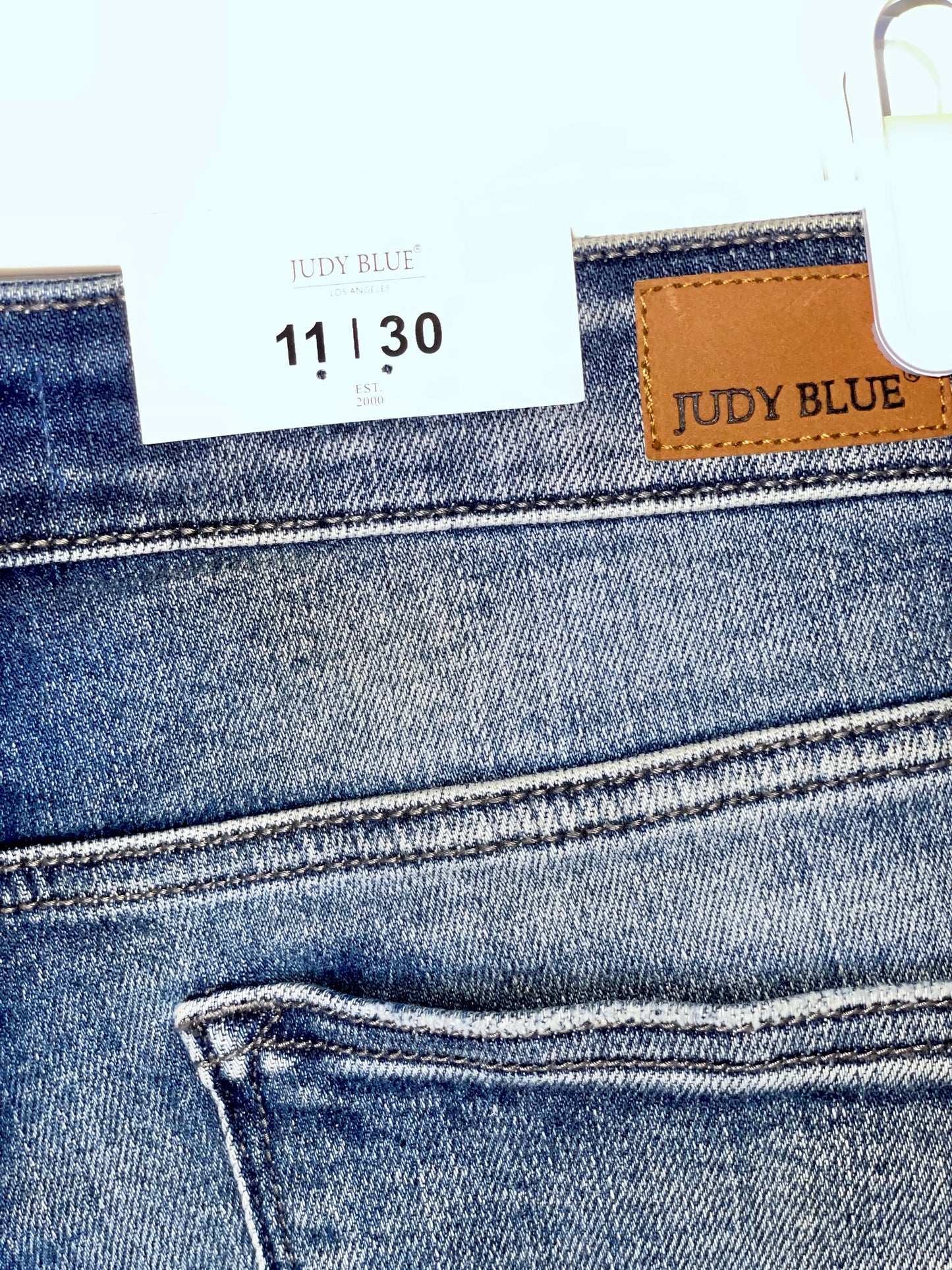 NWT Judy Blue Boyfriend Fit Women’s Blue Jeans - Size 11