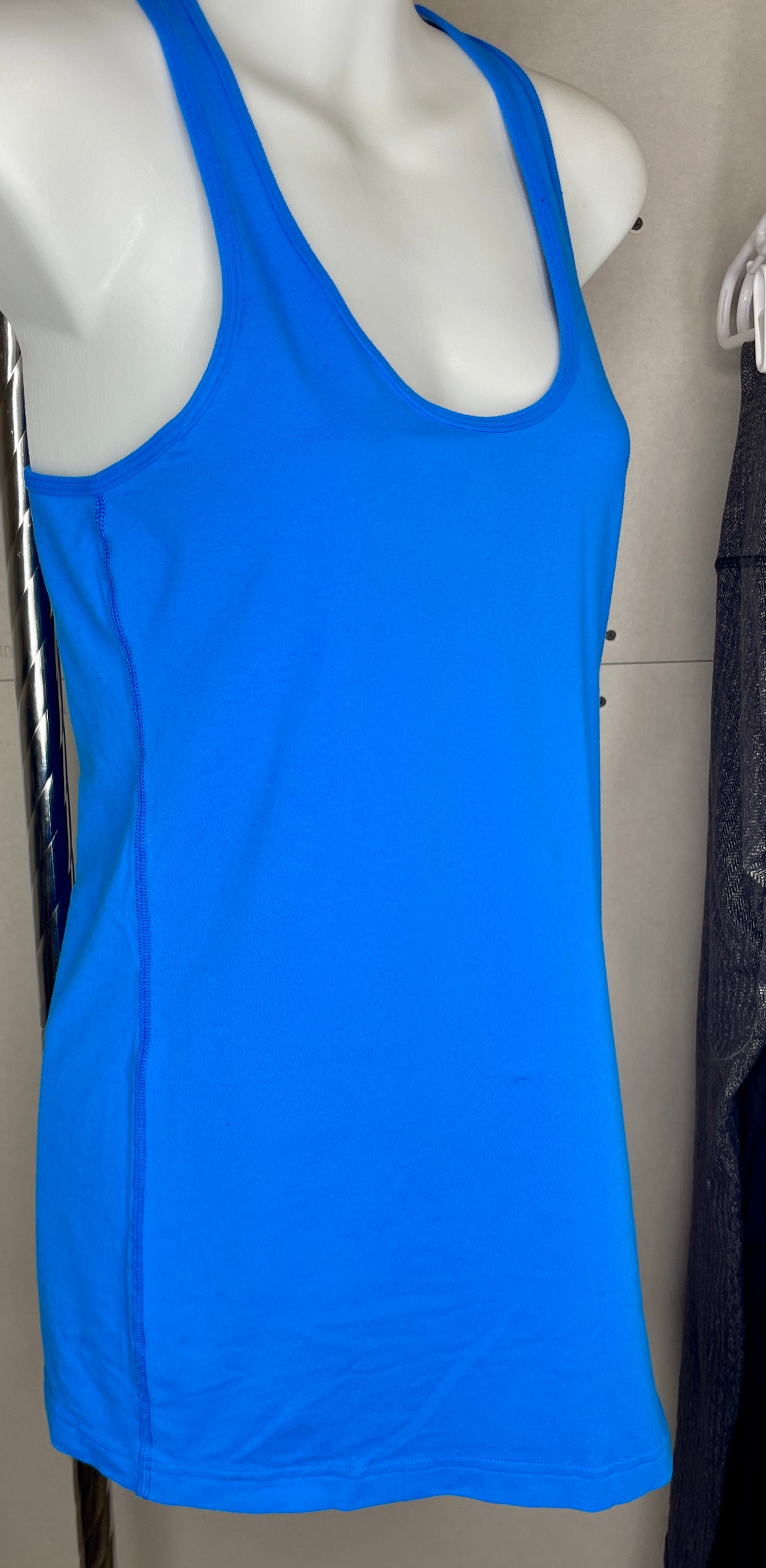 Lululemon Cool Racerback Tank Top Yoga Running Dance Gym Blue - Size M