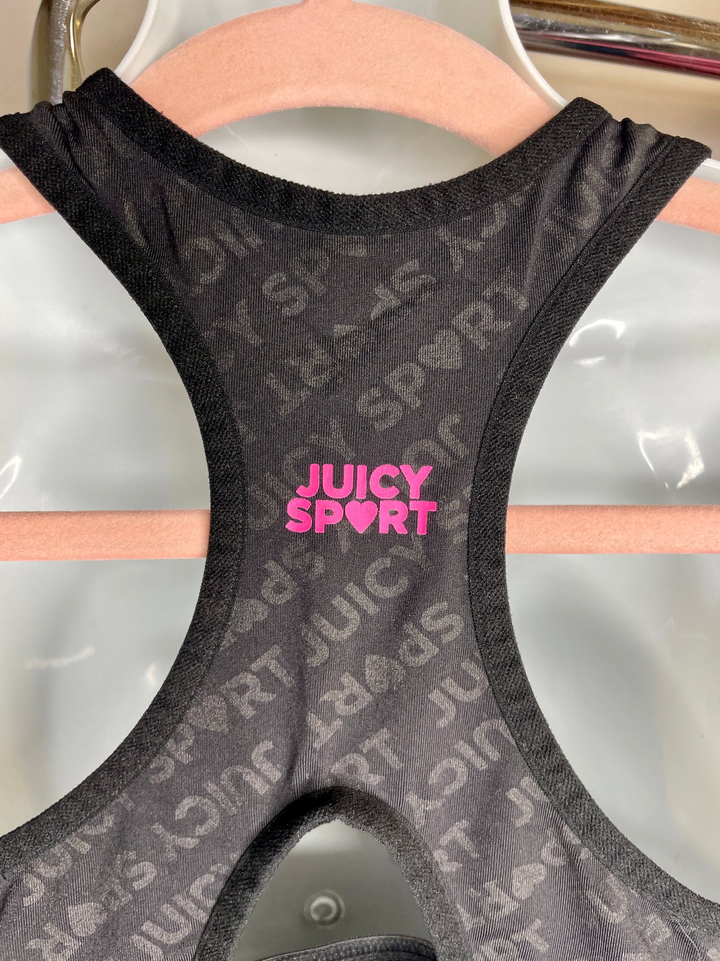 Juicy Couture Athletic Set Hot Pink and Black - Size XL