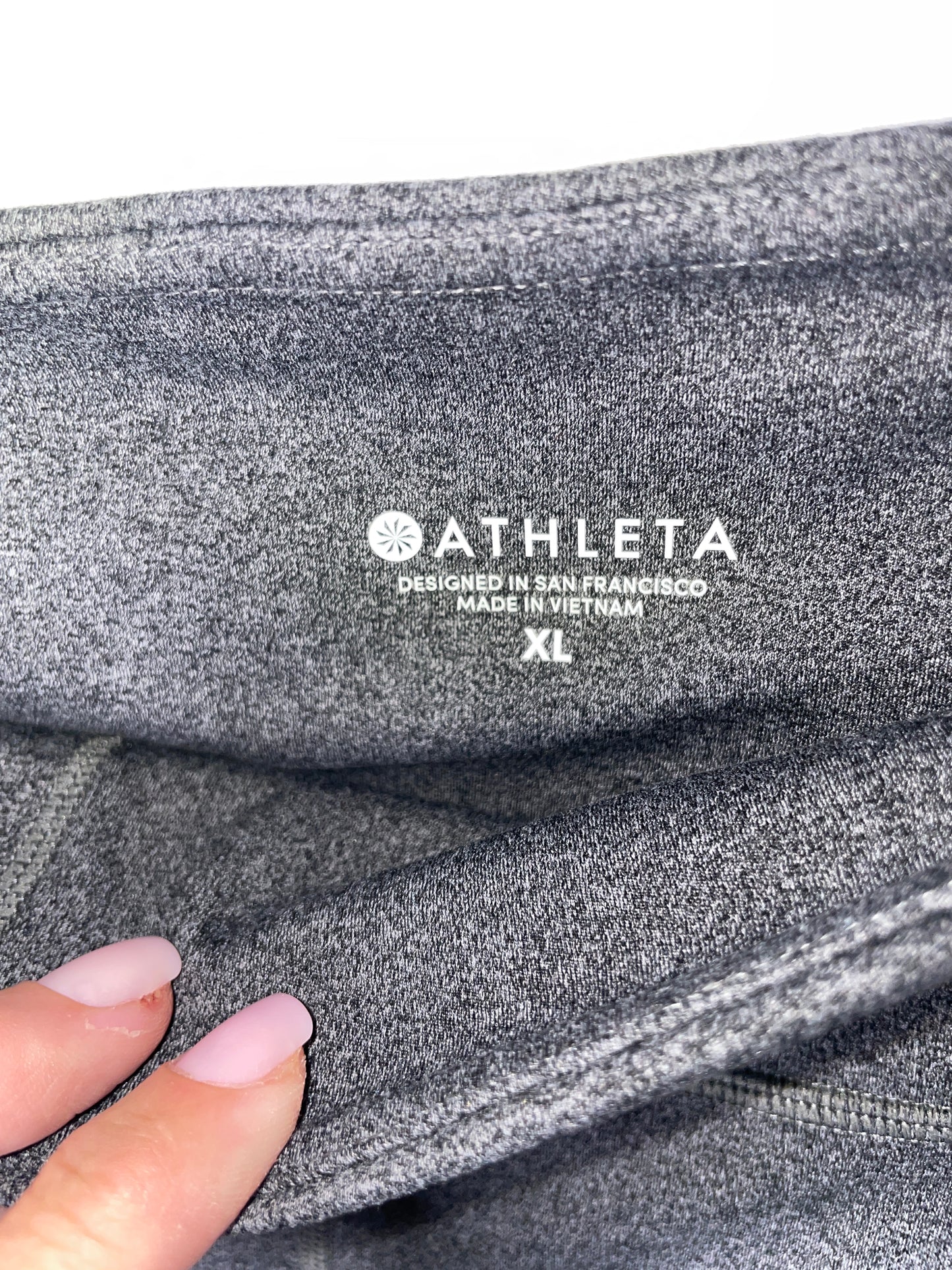 ATHLETA Women's Leggings Heather Gray - Size XL
