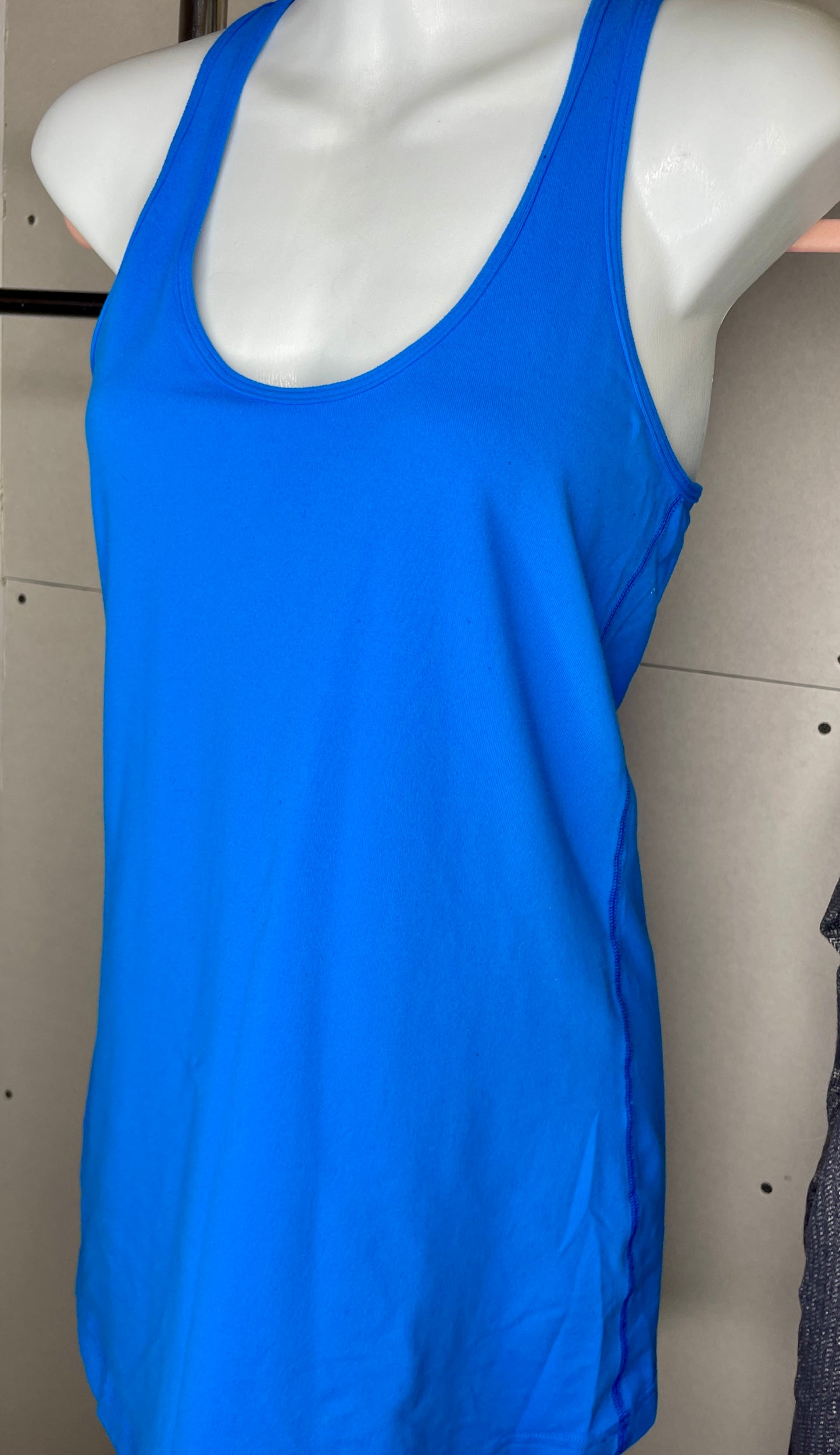 Lululemon Cool Racerback Tank Top Yoga Running Dance Gym Blue - Size M