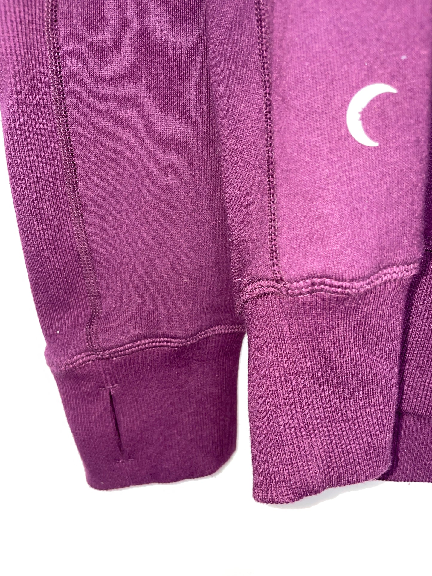 ZYIA Active Women’s Oh So Soft Cowl Neck Hoodie Sweatshirt Plum - Size L