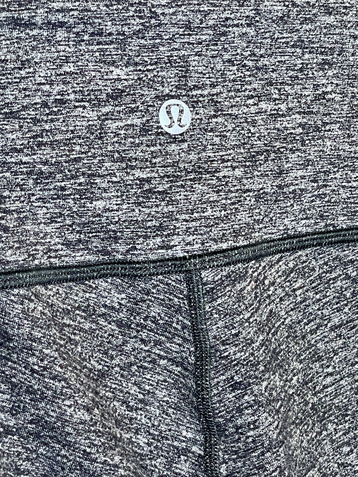 Lululemon Wunder Under High-Rise Tight Heathered Black Gray - Size 6