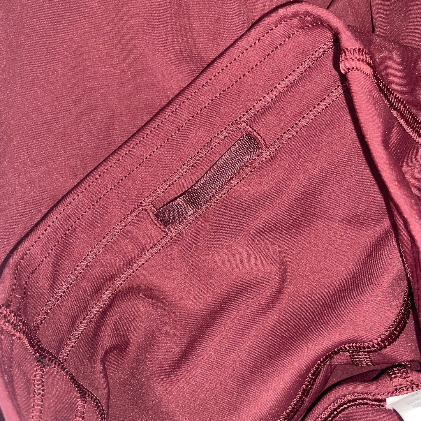 Lululemon Base Pace High Rise Legging Burgandy, Size 2