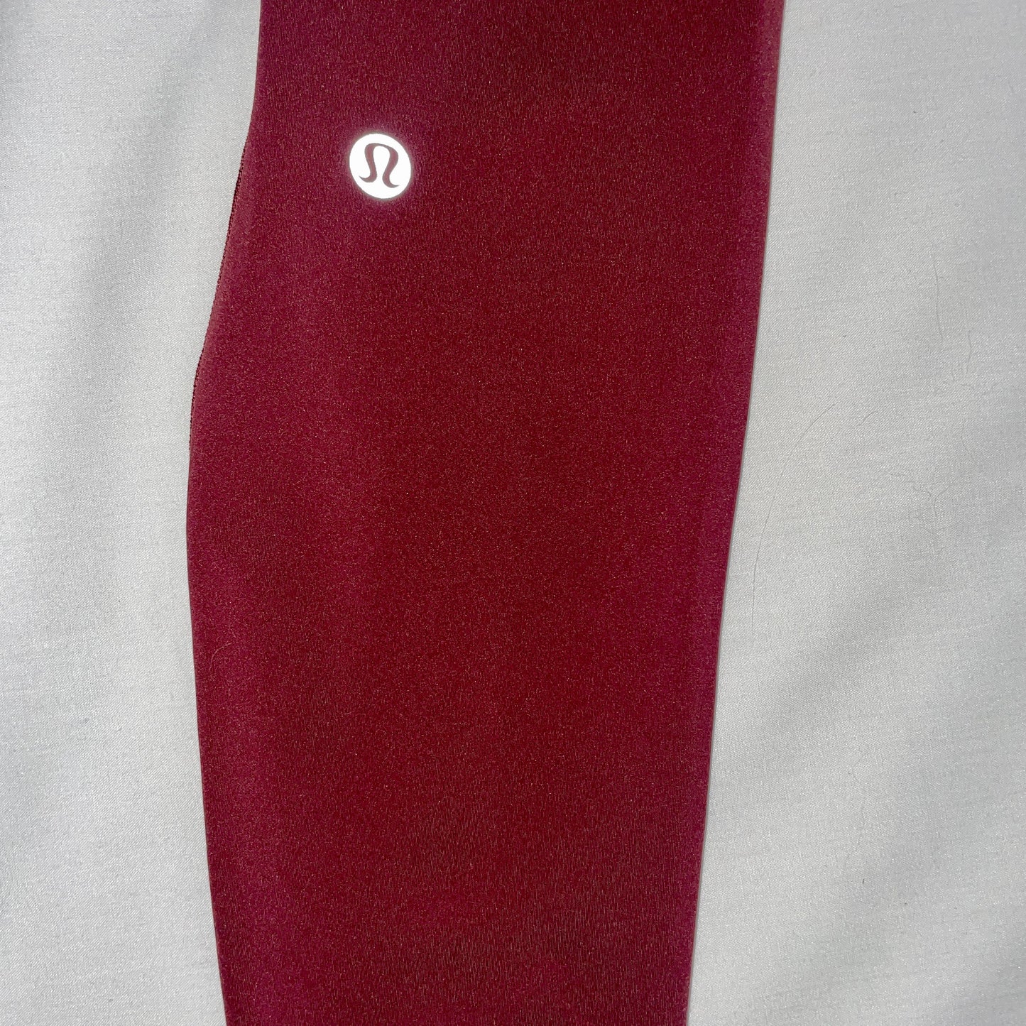 Lululemon Base Pace High Rise Legging Burgandy, Size 2