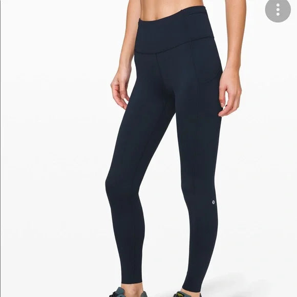 Lululemon Fast and Free Legging Black Size 8