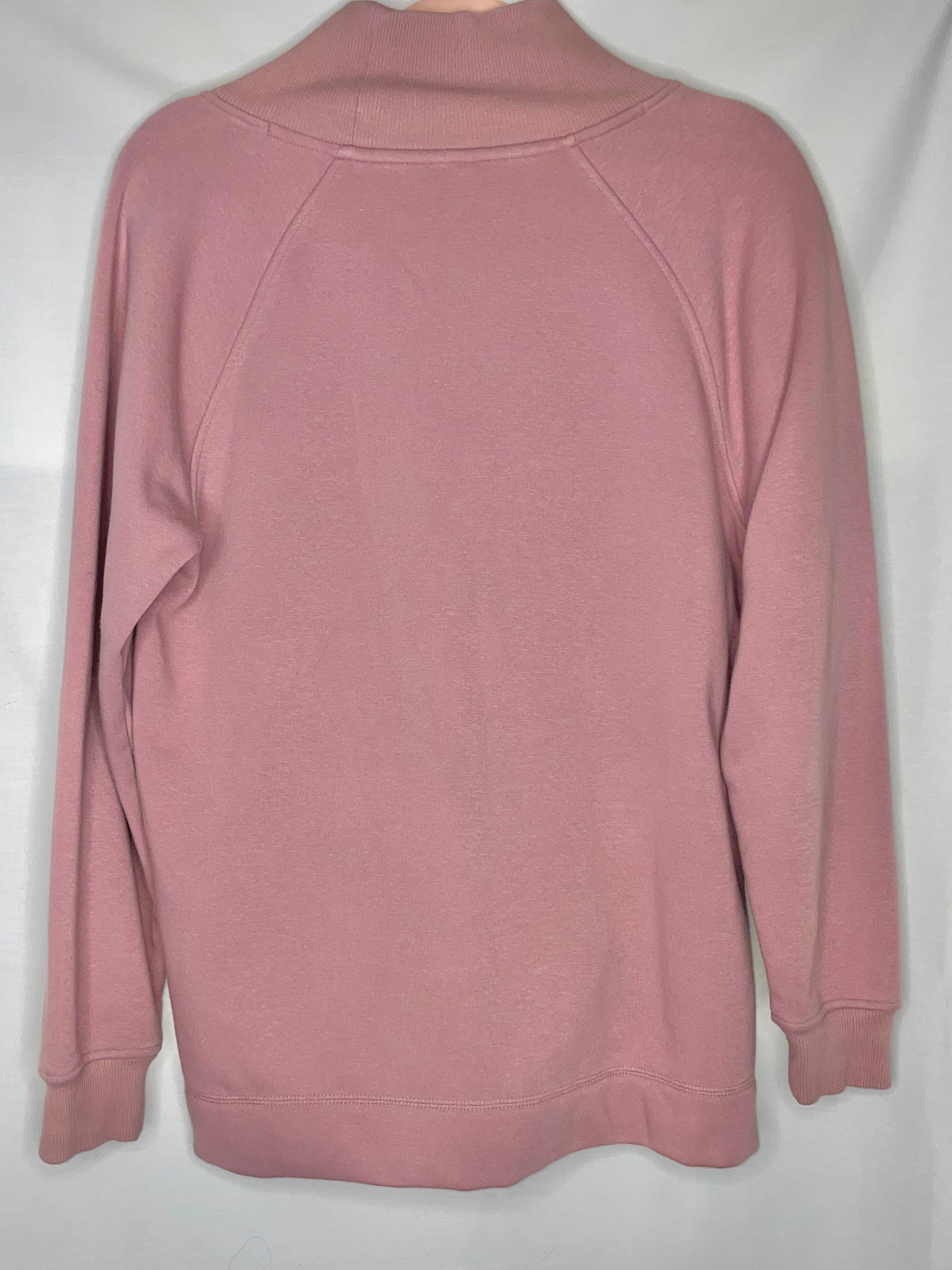 ATHLETA Cozy Karma Side Zip Funnel Neck Dogwood Mauve Size M