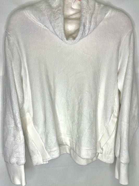 ATHLETA Fuzzy Polar White Sweatshirt - Size M