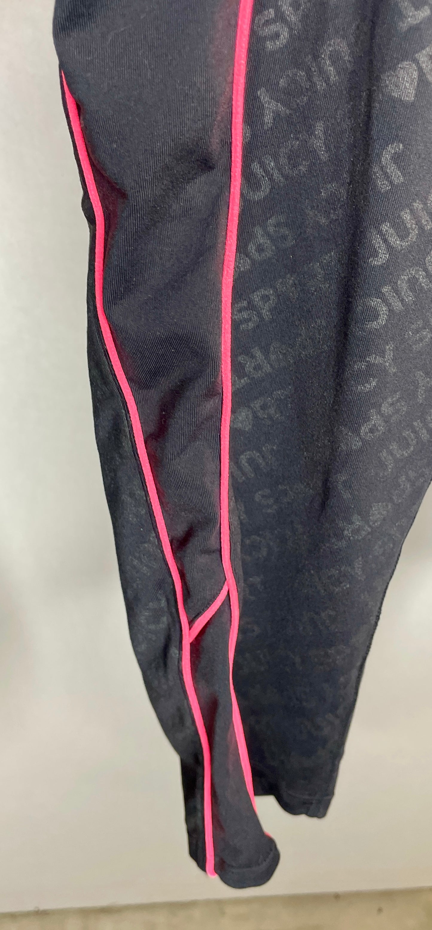 Juicy Couture Athletic Set Hot Pink and Black - Size XL