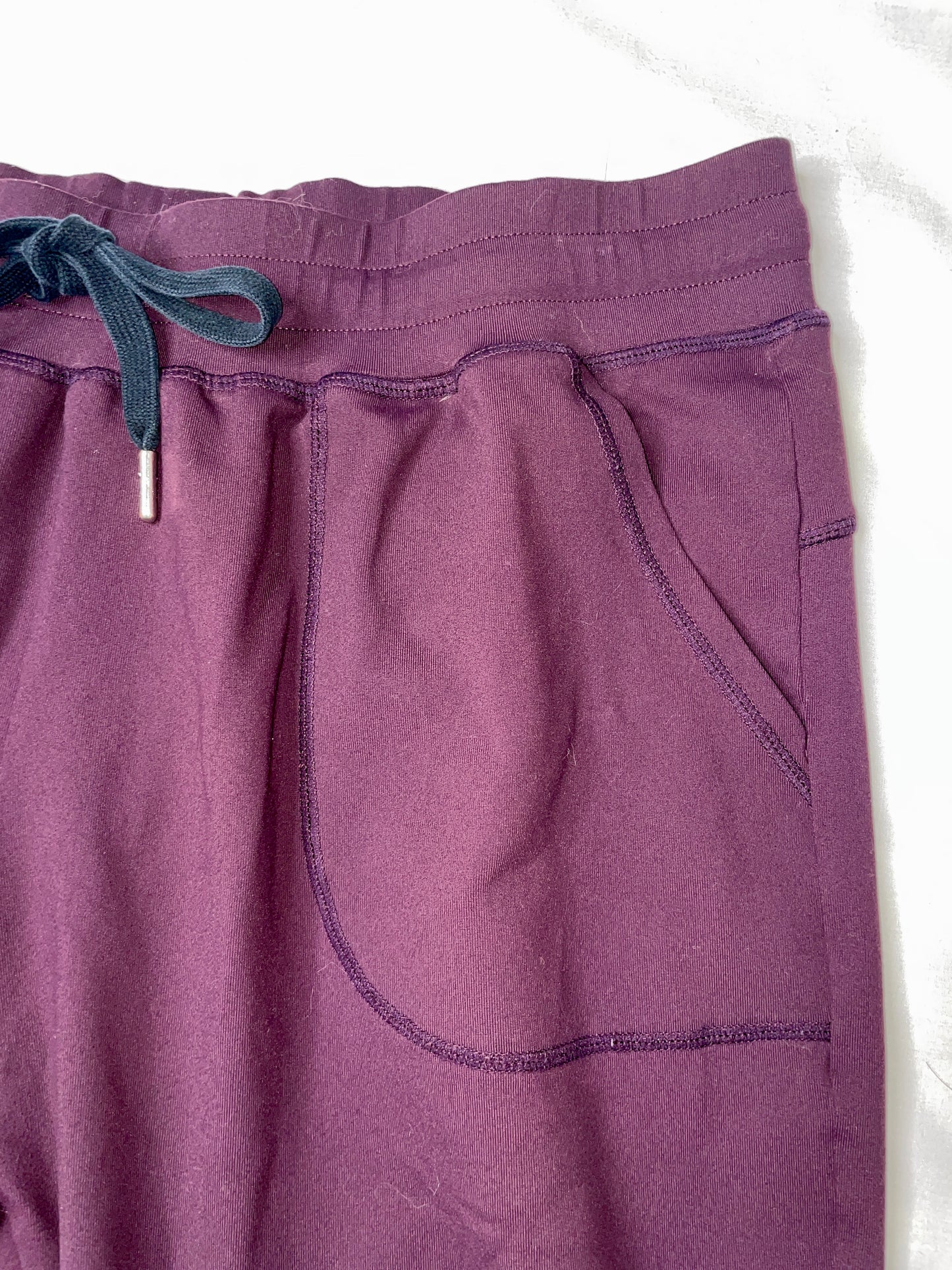 ZYIA Active Women's Drawstring Nylon Spandex Stretch Joggers - Size L