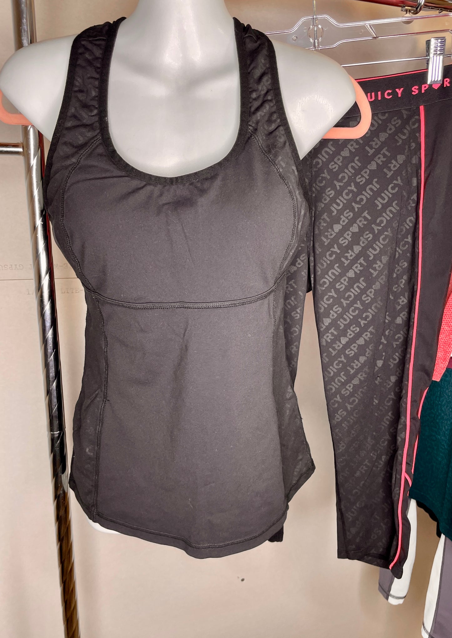 Juicy Couture Athletic Set Hot Pink and Black - Size XL