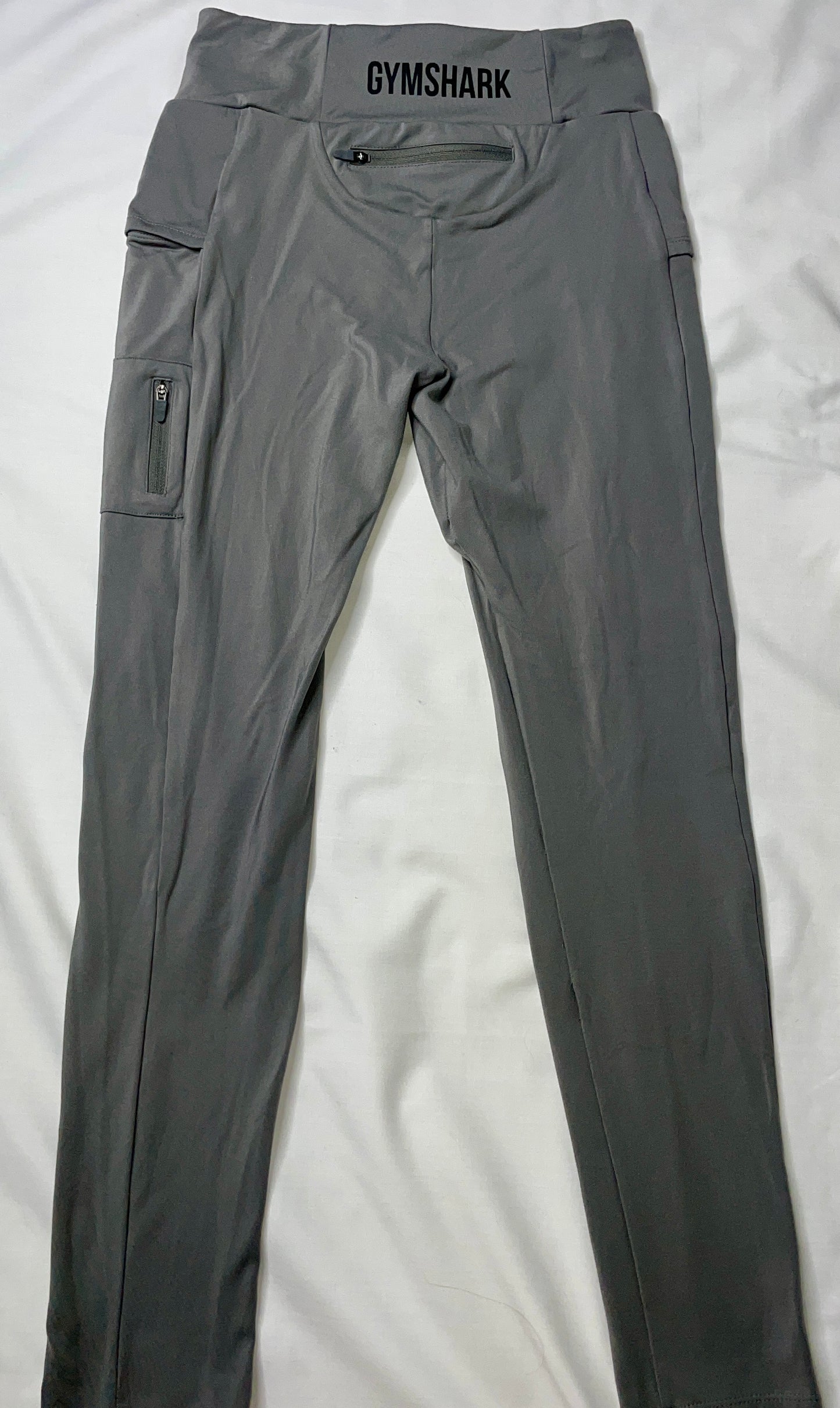 GYMSHARK Legging Activewear Yoga Pant Tech Pocket Grey - Size S