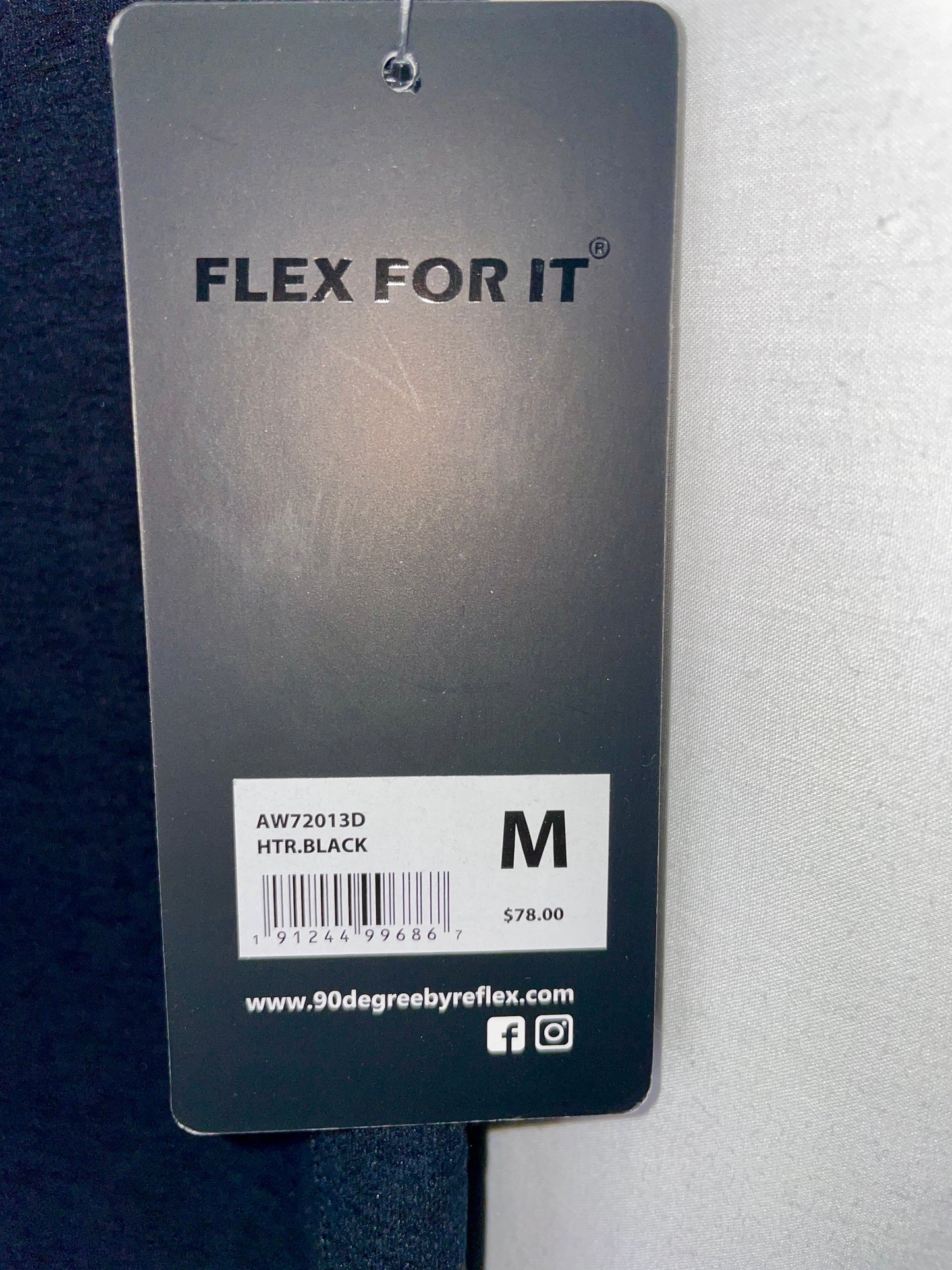 NWT 90 Degree by Reflex Women's Leggings Black - Size M