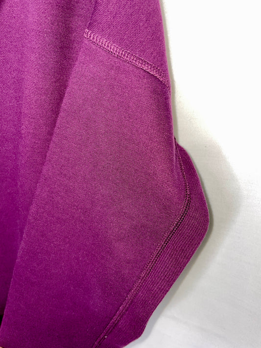 ZYIA Active Women’s Oh So Soft Cowl Neck Hoodie Sweatshirt Plum - Size L