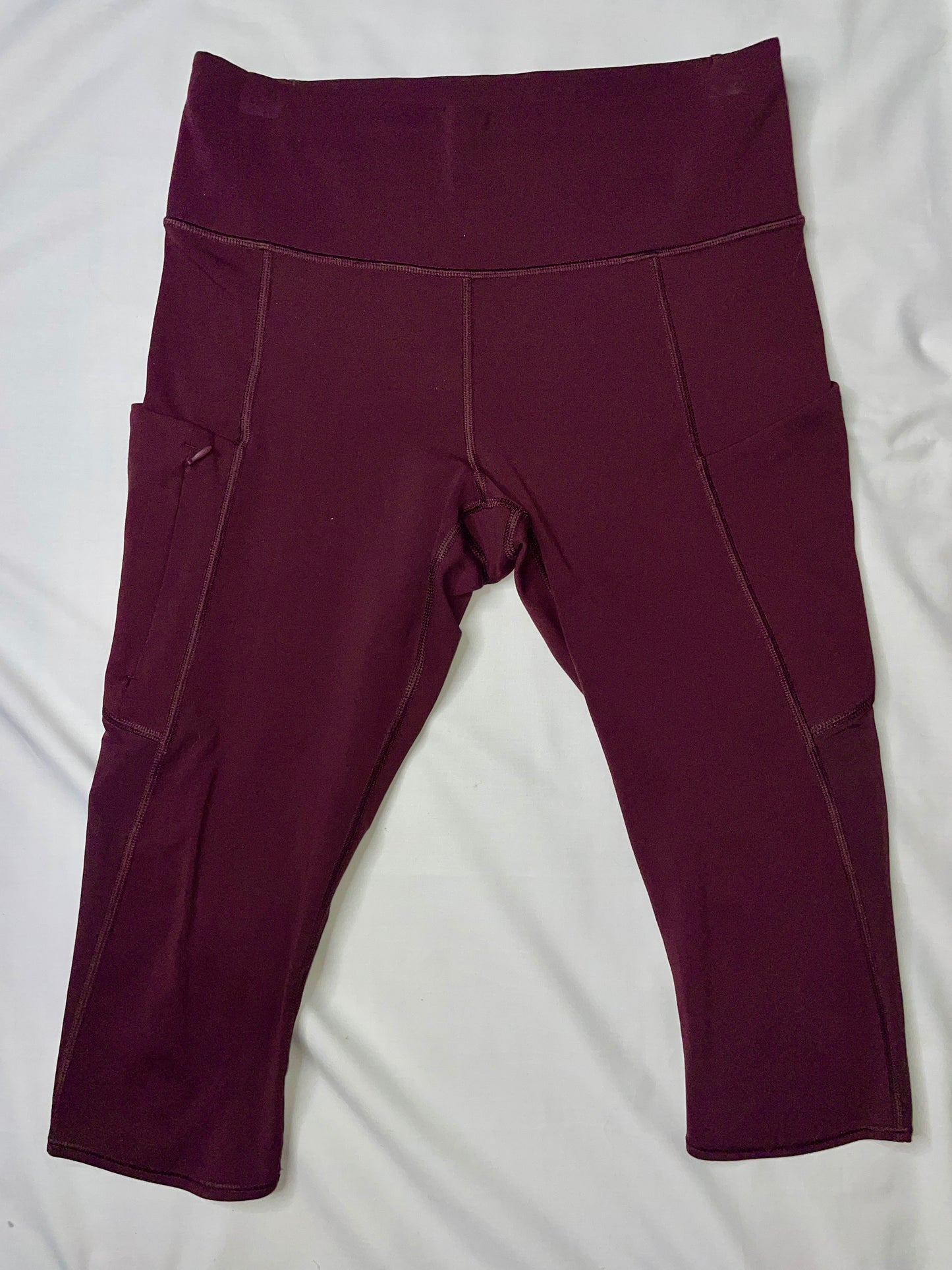 ATHLETA Fast And Free High Rise Crop Legging Size M