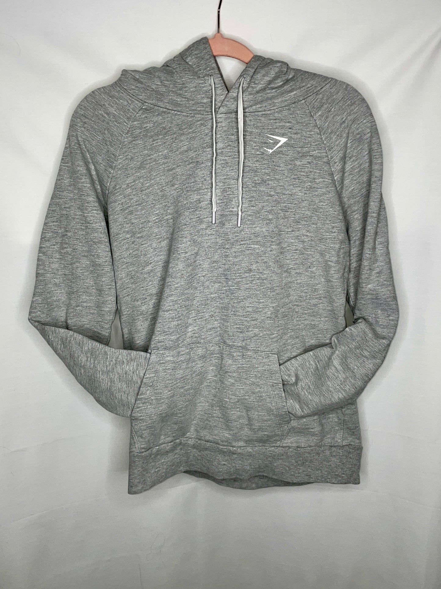 GYMSHARK Crest Hoodie Grey - Size M