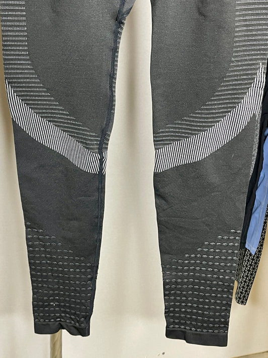 NWOT Lululemon Women Mapped Out HR Tight 28”LW5CEQS Black Silver - Size L