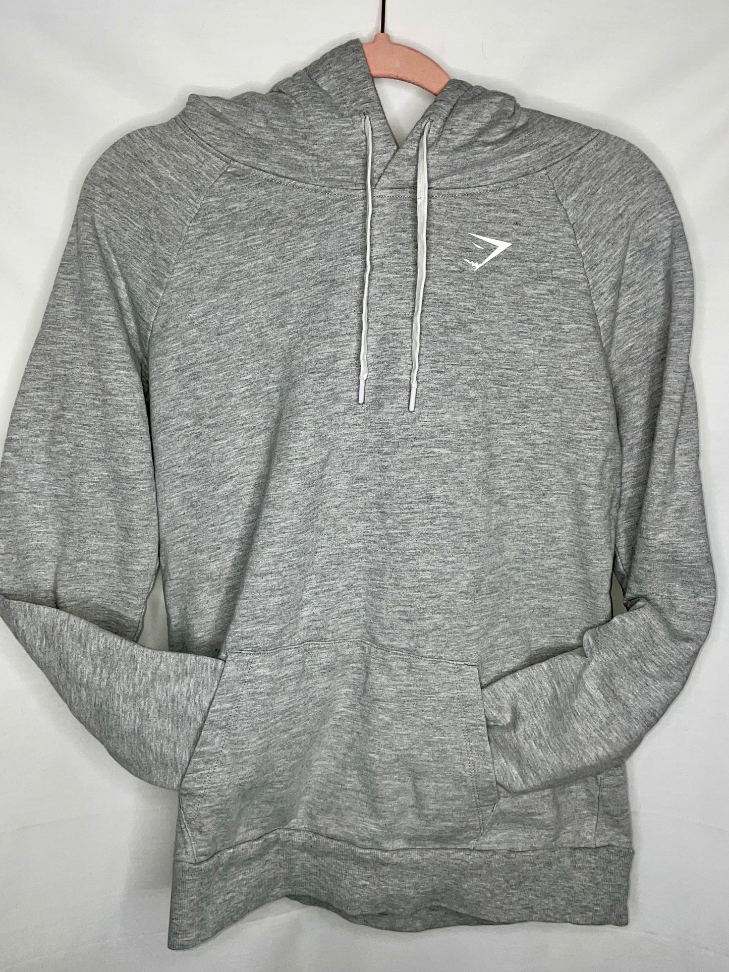 GYMSHARK Crest Hoodie Grey - Size M