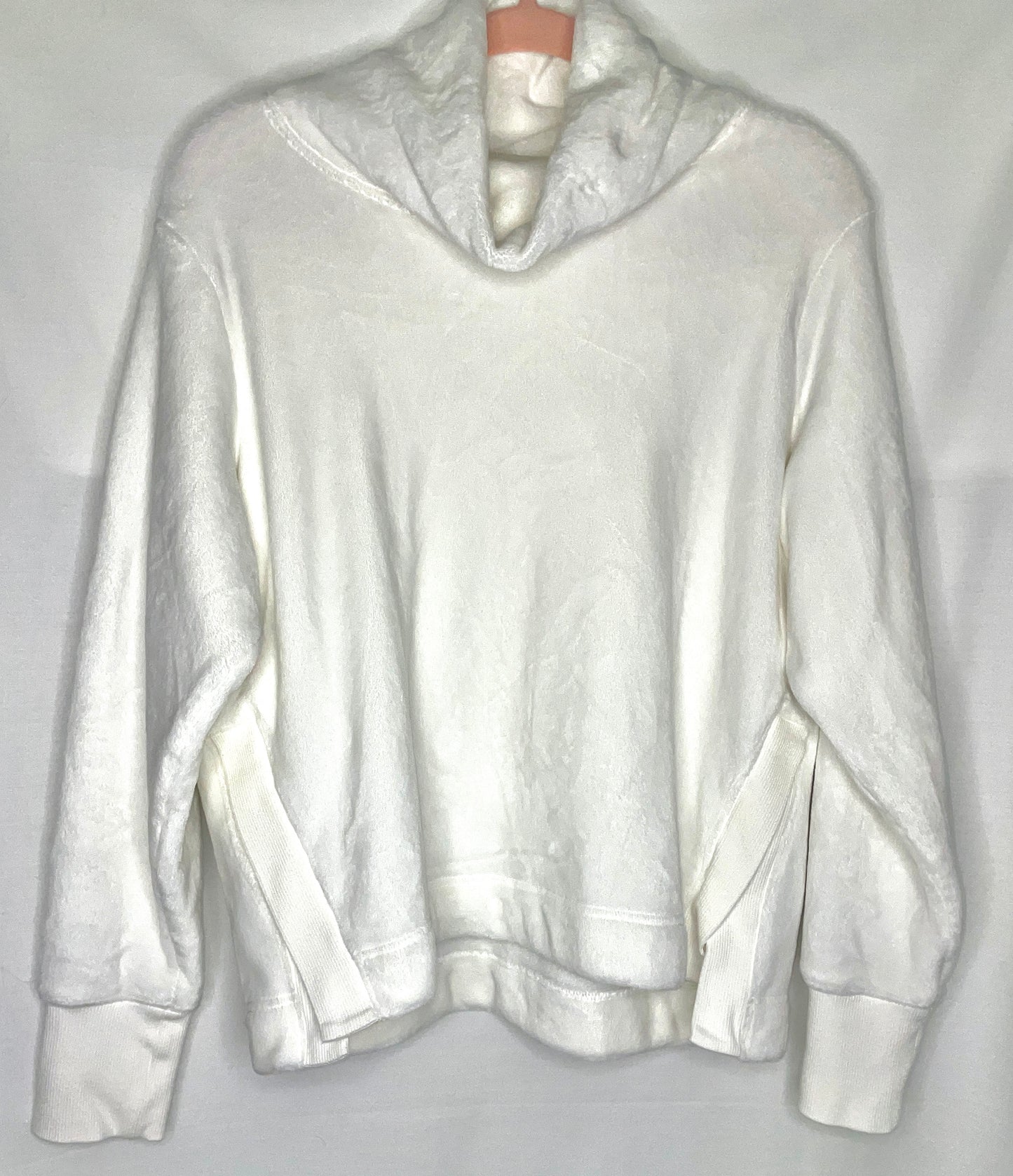 ATHLETA Fuzzy Polar White Sweatshirt - Size M