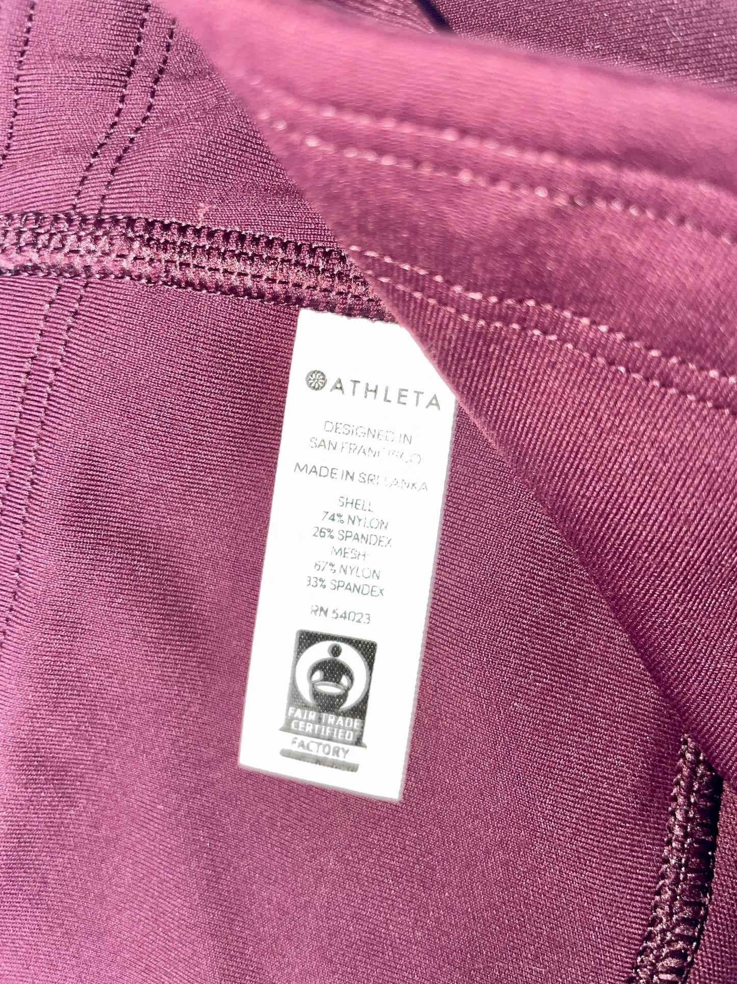 ATHLETA Fast And Free High Rise Crop Legging Size M