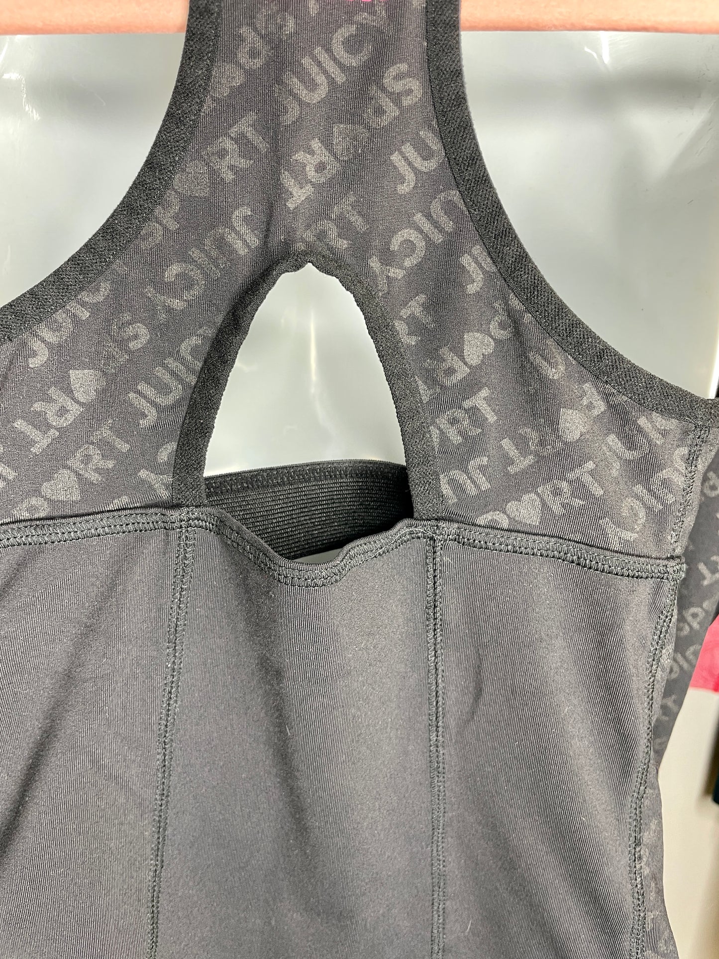 Juicy Couture Athletic Set Hot Pink and Black - Size XL