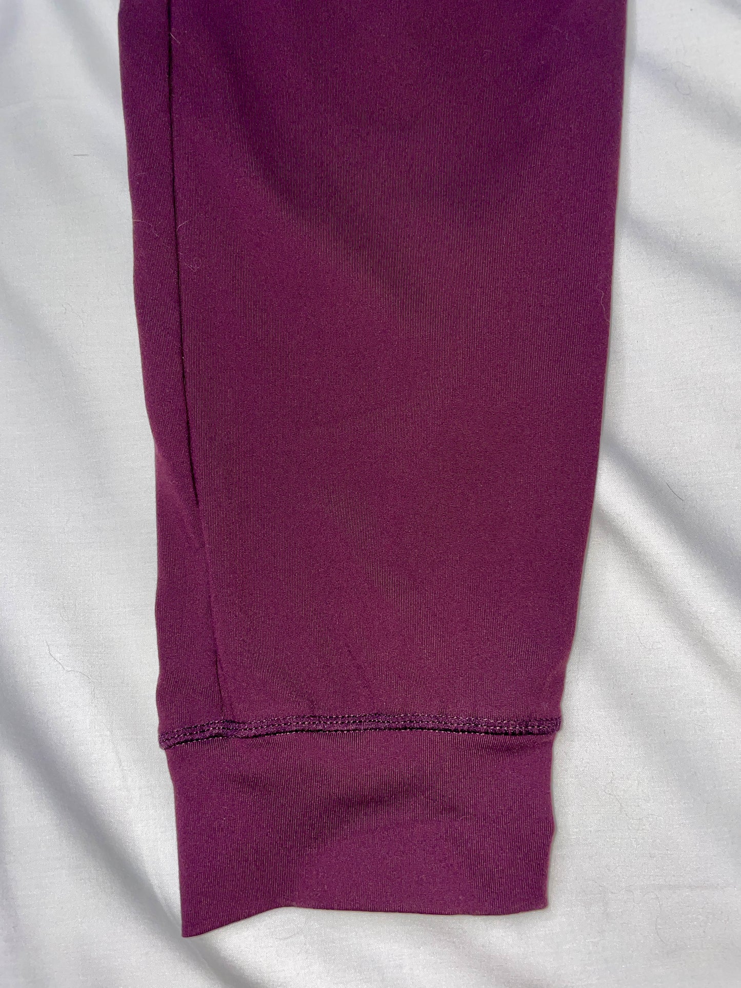 ZYIA Active Women's Pants Joggers Drawstring Nylon Spandex Stretch Purple - Size XXL