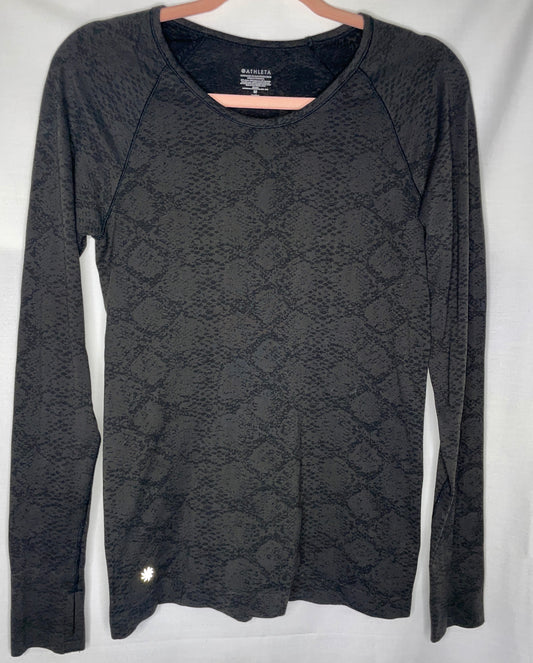 ATHLETA Speedlight Top Women's Black Long Sleeve - Size L